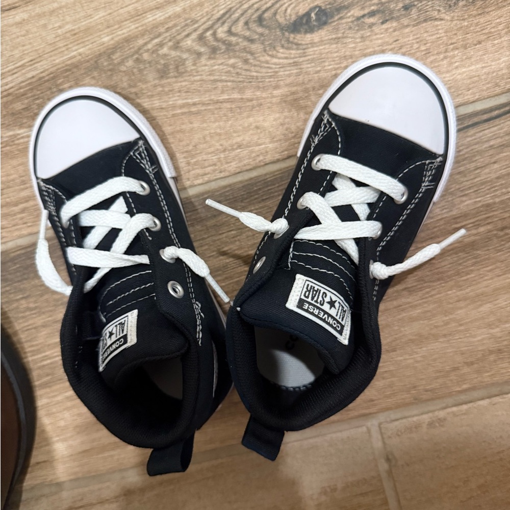 Converse Kids Black and White Sneakers
